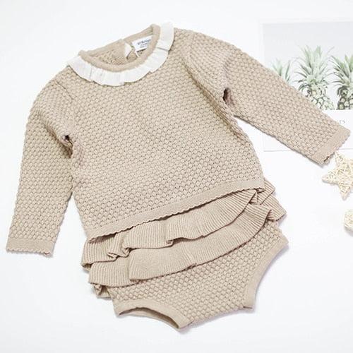 Toddler Baby Boys Girls Clothing Sets Fall Winter Cardigan Sweater+Shorts Infant Baby Girls Boys Knit Suit Korean Style LUXLIFE BRANDS