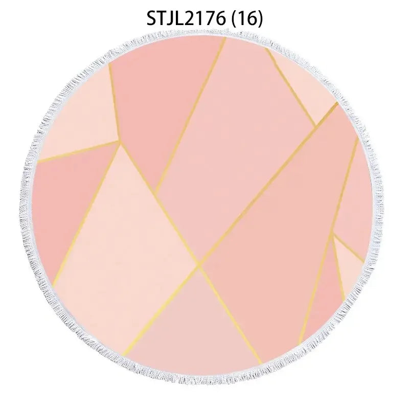 Golden geometric striped pineapple Fringed beach towel Towels Large beach towel Bath towel Bath towels microfiber towel For home