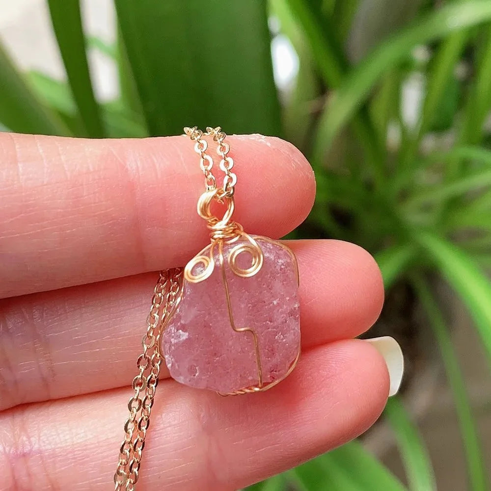 Carnelian Crystal Necklace Women LUXLIFE BRANDS