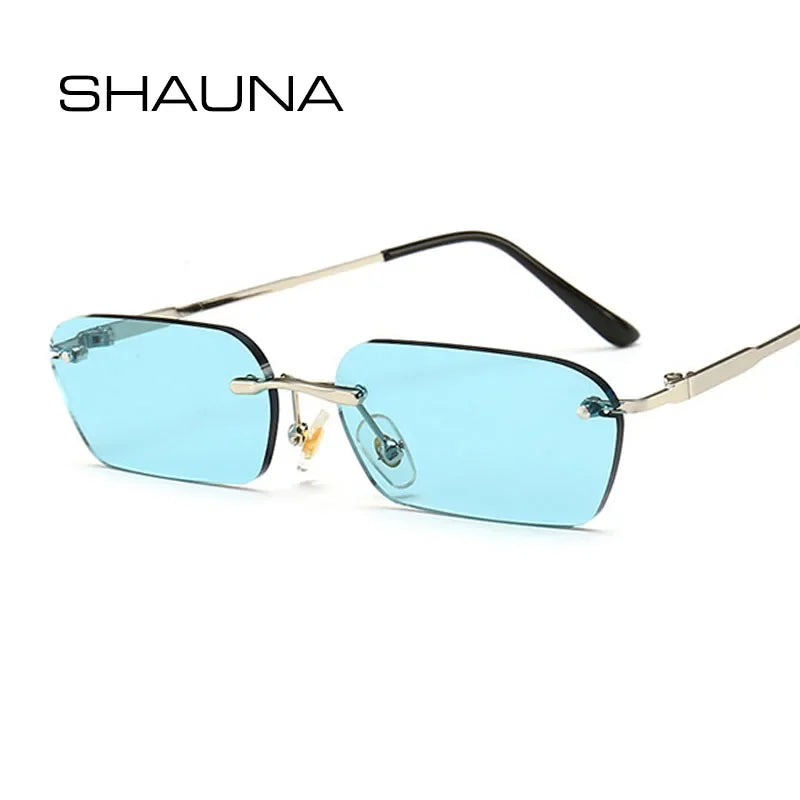 Fashion Rimless Sunglasses UV400 Luxlife Brands