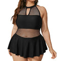 Monica Mesh Monokini XL-4XL