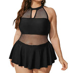 Monica Mesh Monokini XL-4XL
