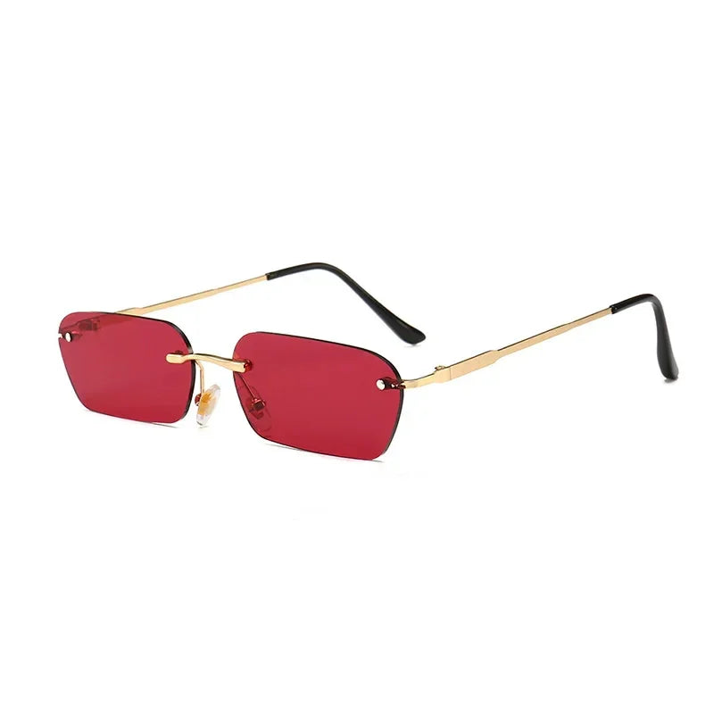 Fashion Rimless Sunglasses UV400 Luxlife Brands