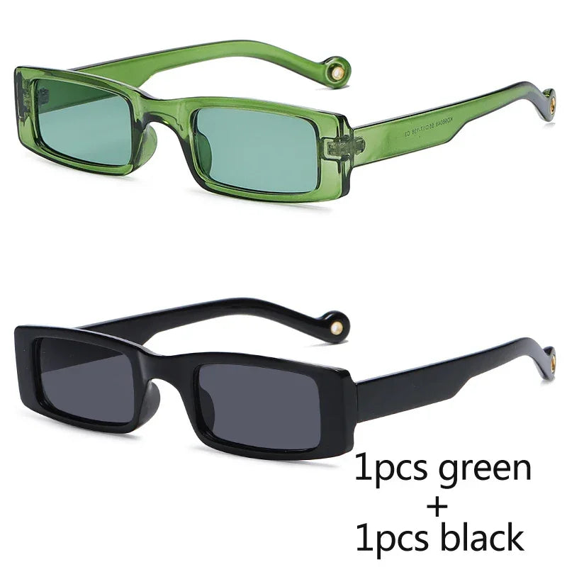 Square Frame Vintage Brand Sun Glasses UV400 Luxlife Brands