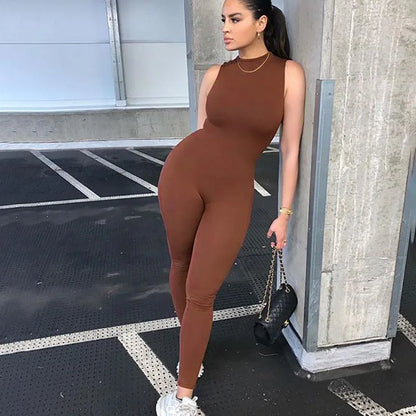 Turtleneck Fitness Jumpsuit