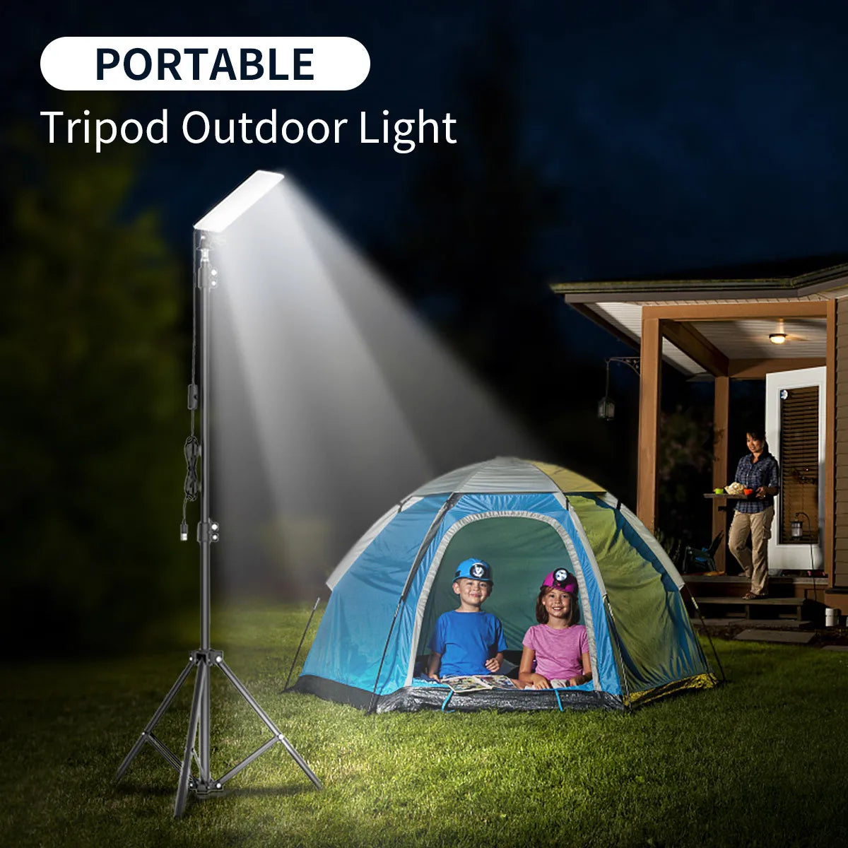 LED Photography Light With Tripod Stand for Outdoor Camping Picnic Live Stream Video LUXLIFE BRANDS