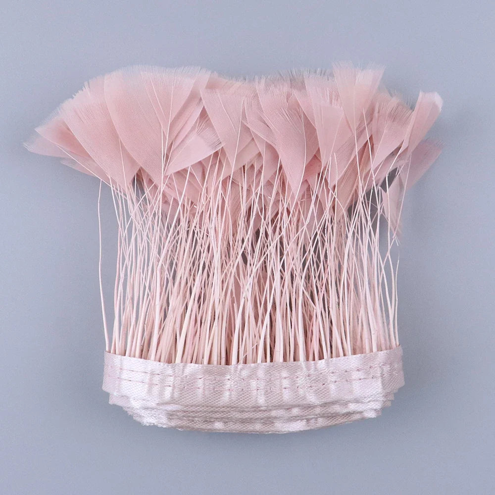 Turkey Feathers Trim Ribbon Fringe