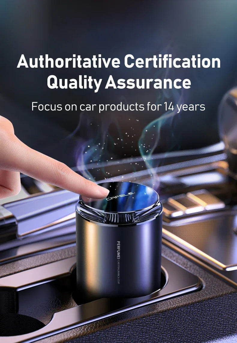 CAFELE Car Air Freshener Luxury Car Fragrance Aromatherapy With Perfume And  Solid Balm Contains Activated Carbon Car Flavoring