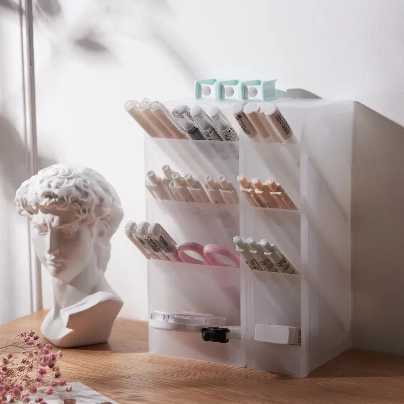 Multifunctional 4 Grid Desktop Organizer LUXLIFE BRANDS