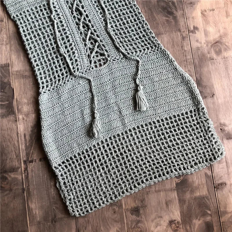 Cotton Handmade Beach Dress LUXLIFE BRANDS