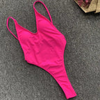 Sexy Extreme Micro String Backless Monokini Women Thong Swimwear One Piece Swimsuit Female High Cut Bathing Suit Swim Beachwear Luxlife Brands