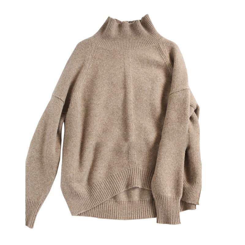 Women’s High Neck Autumn Cashmere Sweater