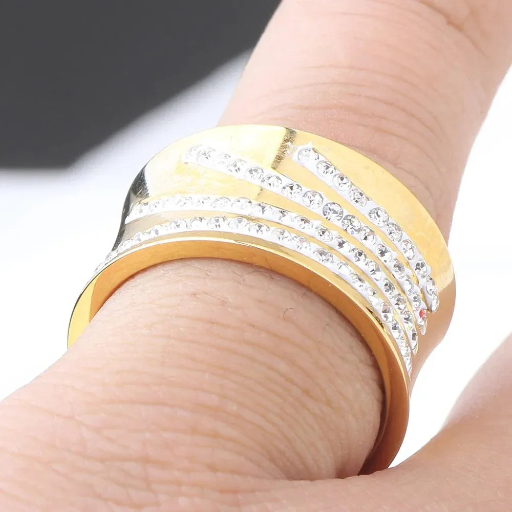 Wednesday Rhinestone Ring LUXLIFE BRANDS