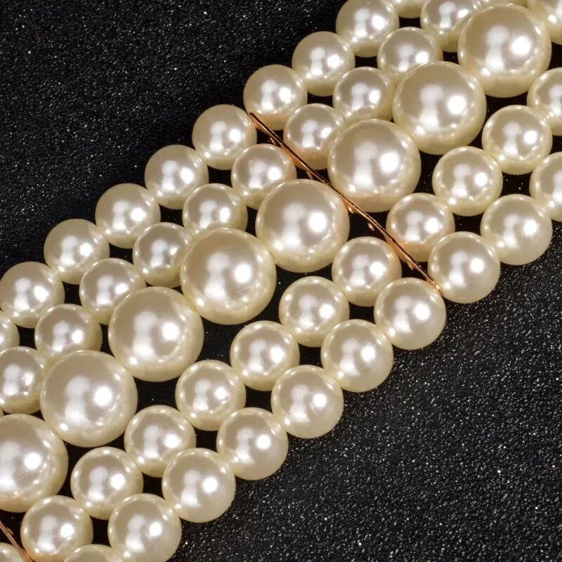 Pearl Necklace & Pendant Multi Layer Torques African Necklace Sets Dubai Wedding Bridal Jewelry Luxury Women Fashion Collar LUXLIFE BRANDS