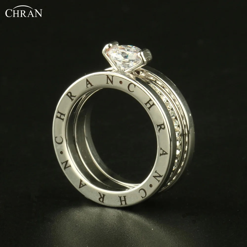 Austrian Crystal Pave Zircon Ring LUXLIFE BRANDS