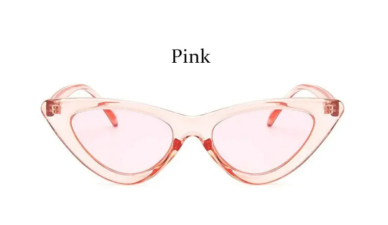 Cat Eye Fashion Sunglasses Women Vintage small Leopard Triangle Sunglasses Retro Female Eyewear UV400 Brand Designer Retro