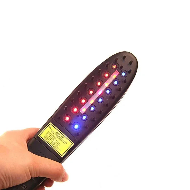 Electric Laser Massage Hair Growth Comb Hair Brush Laser Hair Loss Stop Regrow Therapy Comb Ozone Infrared Massager DropShipping LUXLIFE BRANDS