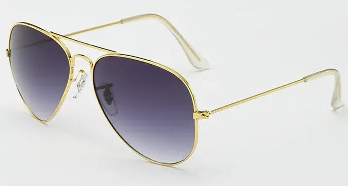 2022 Pilot Aviation Sunglasses MenShades Retro Classic Silver Sun Glasses Female Male Brand metal frame sunglasses sunshade