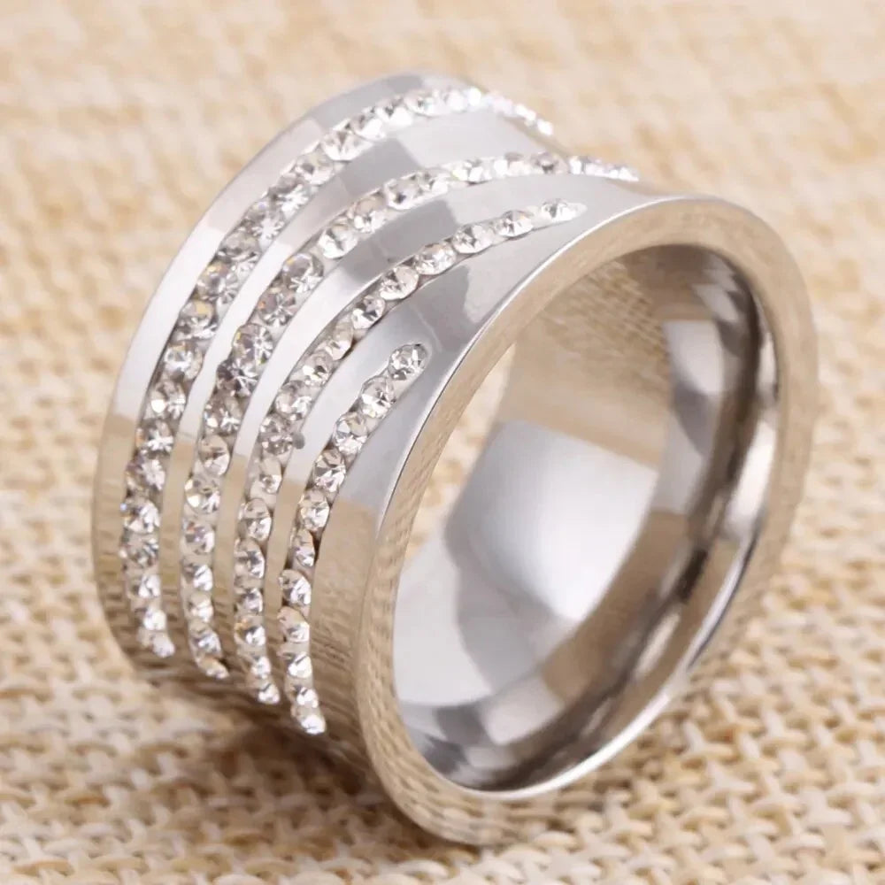 Wednesday Rhinestone Ring LUXLIFE BRANDS