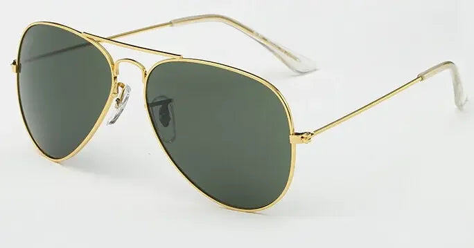 2022 Pilot Aviation Sunglasses MenShades Retro Classic Silver Sun Glasses Female Male Brand metal frame sunglasses sunshade