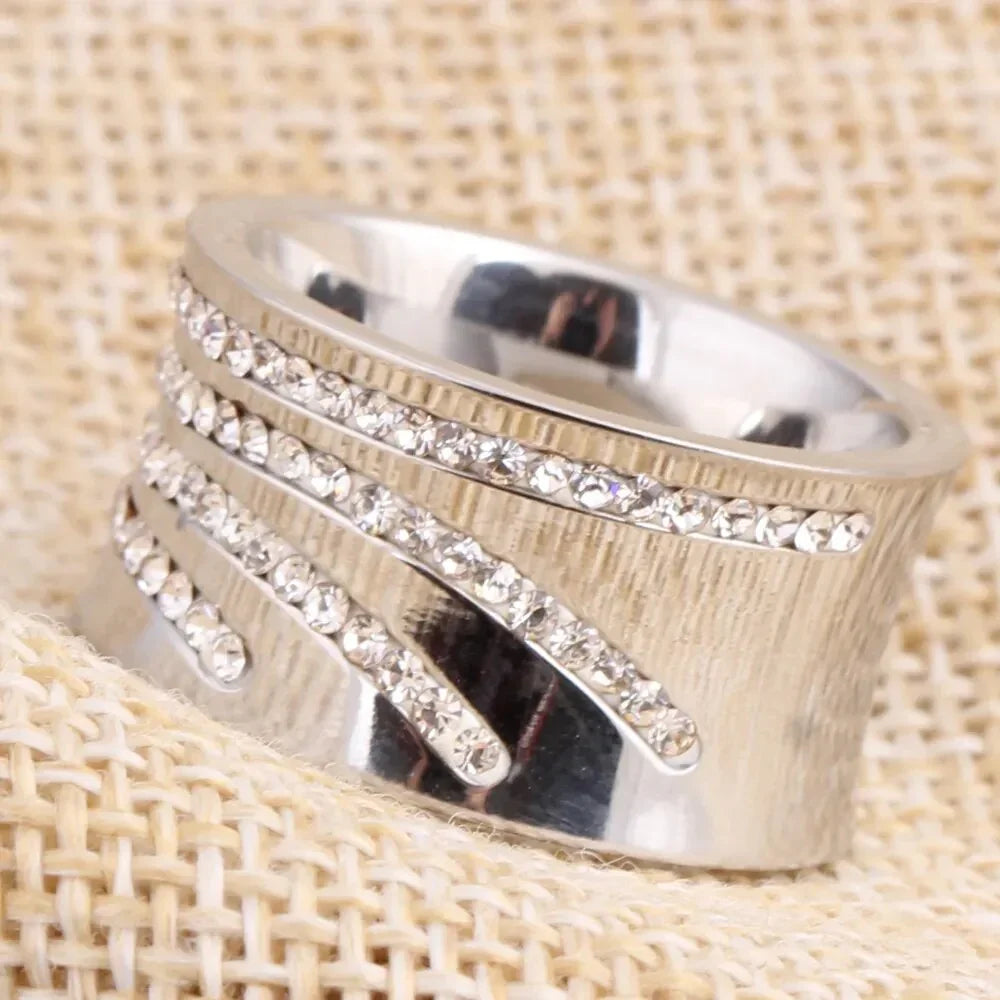 Wednesday Rhinestone Ring LUXLIFE BRANDS