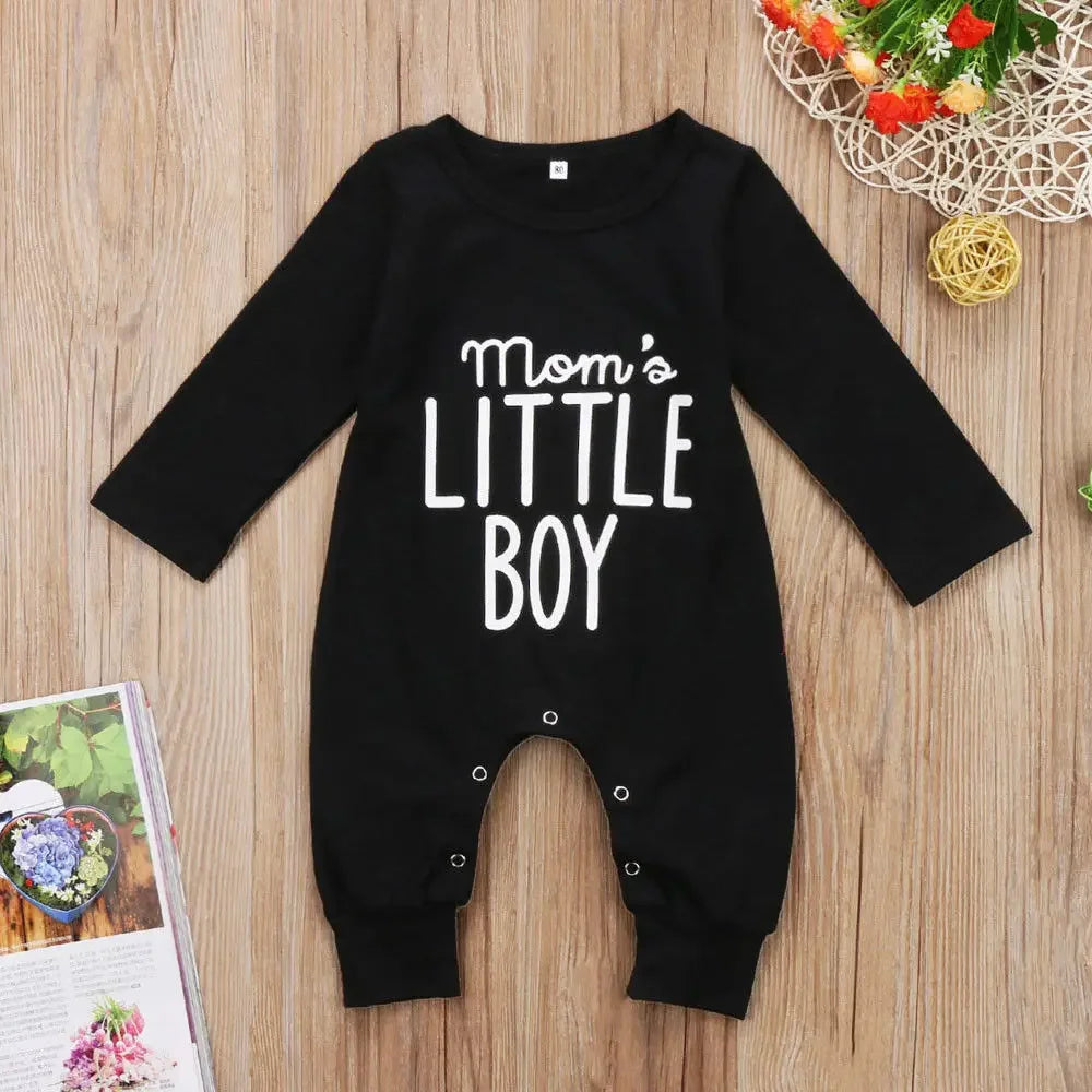 Mom's Little Boy Newborn Romper LUXLIFE BRANDS