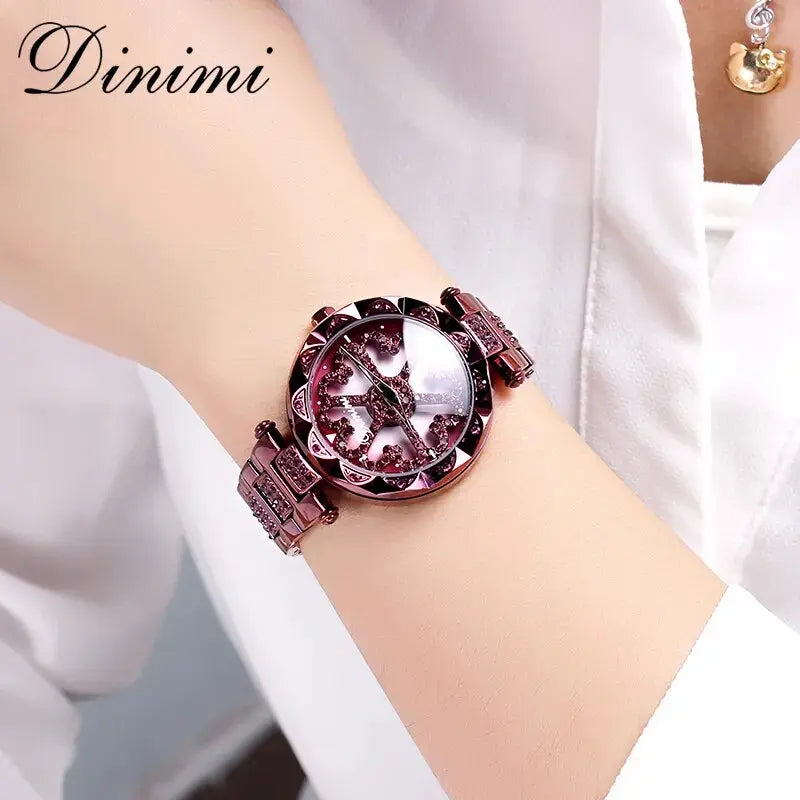 Luxury Diamond Womens Quartz Female Wristwatch Stainless Steel Gold Drop  Watch For Fashionable Ladies From Irisalillow, $50 | DHgate.Com