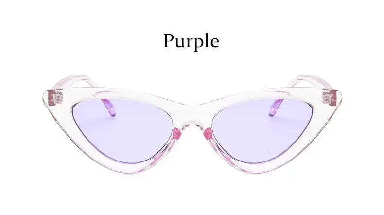 Cat Eye Fashion Sunglasses Women Vintage small Leopard Triangle Sunglasses Retro Female Eyewear UV400 Brand Designer Retro