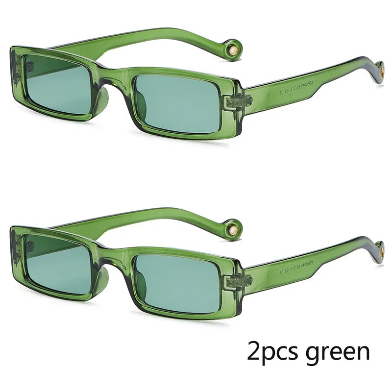 Square Frame Vintage Brand Sun Glasses UV400 Luxlife Brands