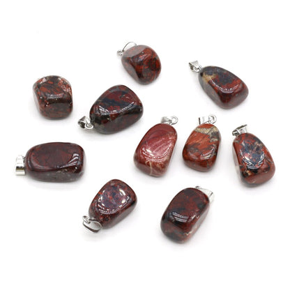 Natural Stone Carnelian Pendants Polished Red Agates Crystal for Charms Jewelry Making DIY Women Necklace Earring Gifts
