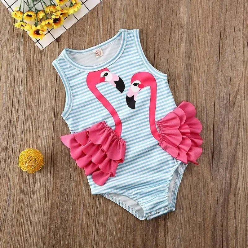LUX BABY 0-4 years Flamingo Swimwear