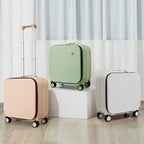 Carry On 18 Inch Polycarbonate Aluminum Frame Suitcase Luxlife Brands