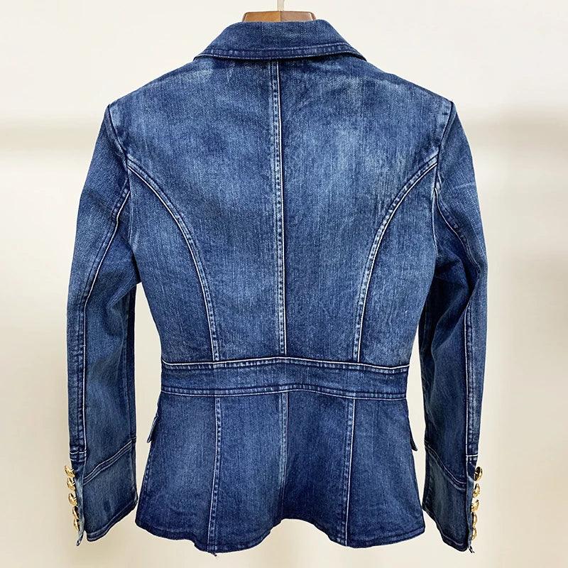 Designer Blazer Denim Jacket LUXLIFE BRANDS