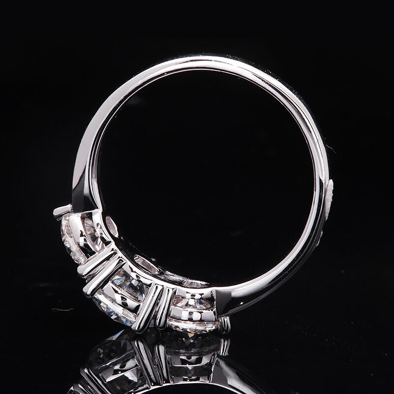 Devoted 2.0ctw 6.5mm Round Brilliant Cut Moissanite Engagement Ring