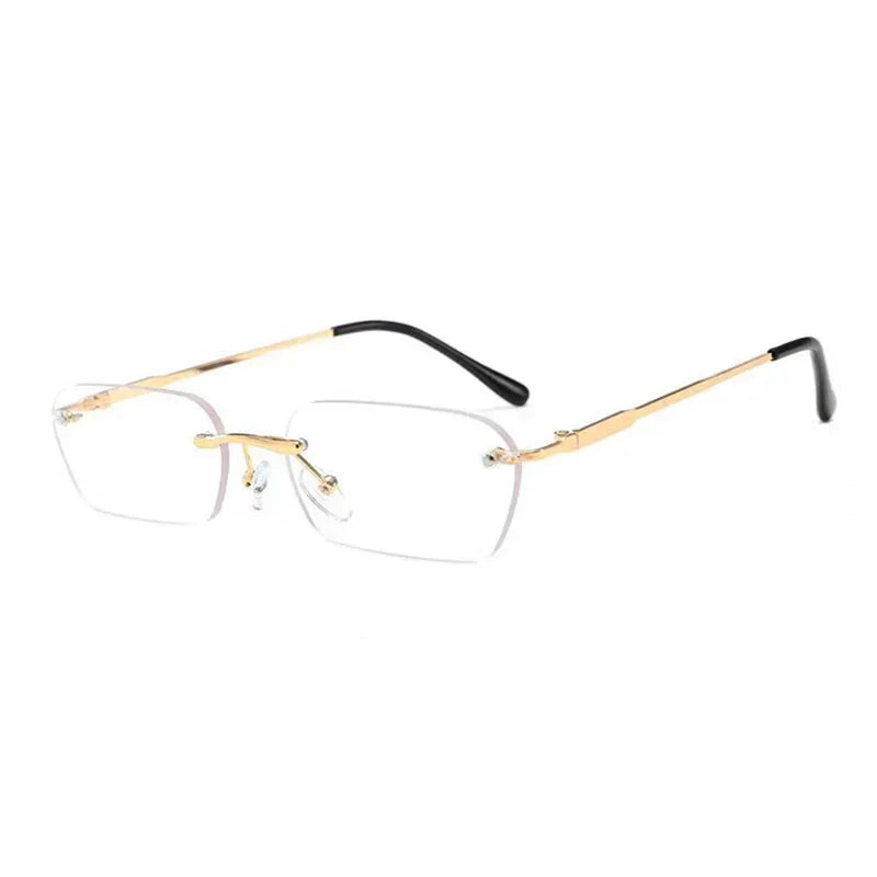Fashion Rimless Sunglasses UV400 Luxlife Brands