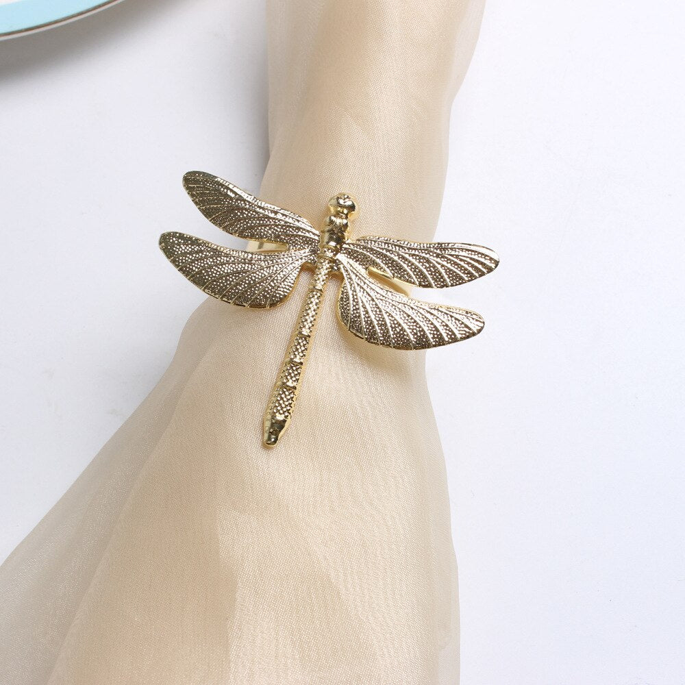 LUXHOME Nordic dragonfly napkin ring LUXLIFE BRANDS