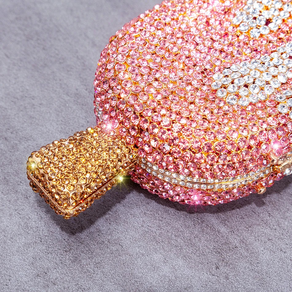 Bling Ice Cream Shaped Evening Clutch