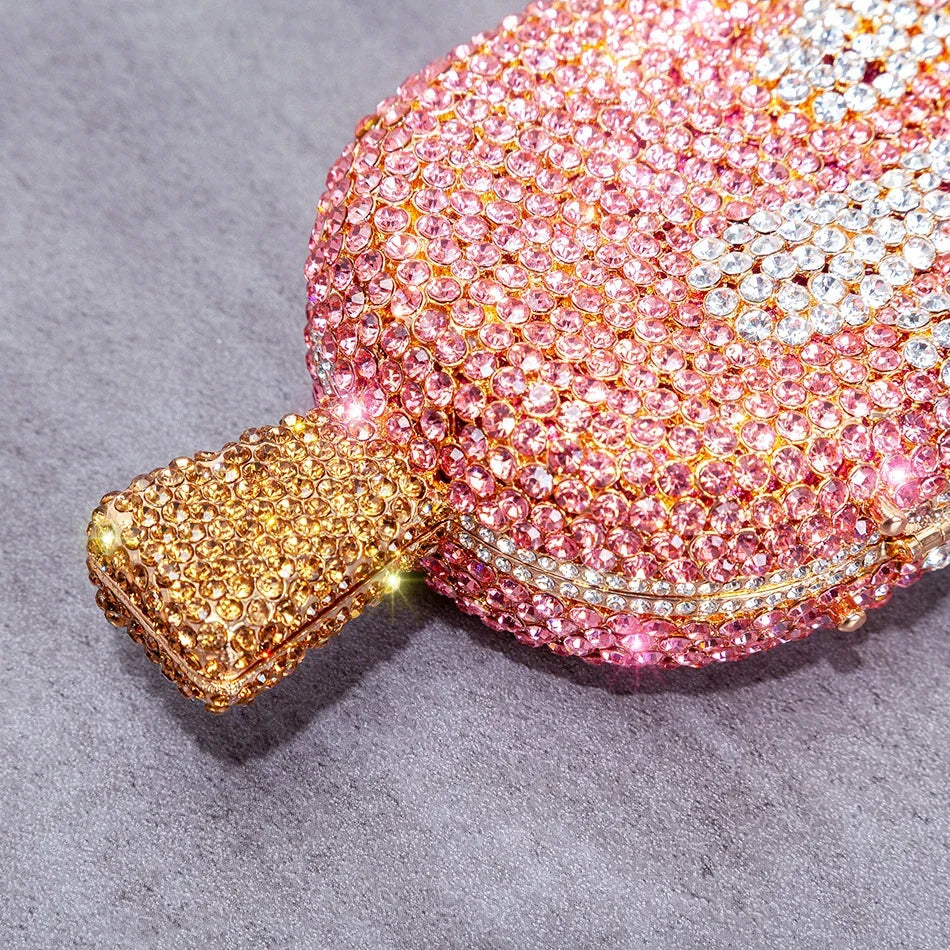 Bling Ice Cream Shaped Evening Clutch LUXLIFE BRANDS