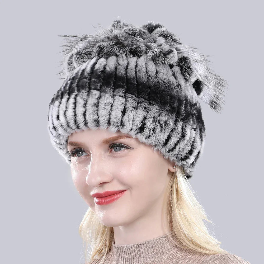 LUX Winter Rabbit Fur Hat LUXLIFE BRANDS