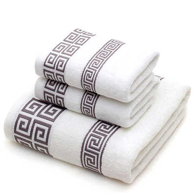 LUX HOME 100% Cotton Terry Towels 3 Pc Set