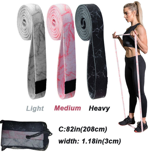 Resistance Bands Set Fitness Exercise Elastic Booty Bands Logo Training Workout Sport Yoga Strength Gym Equipment