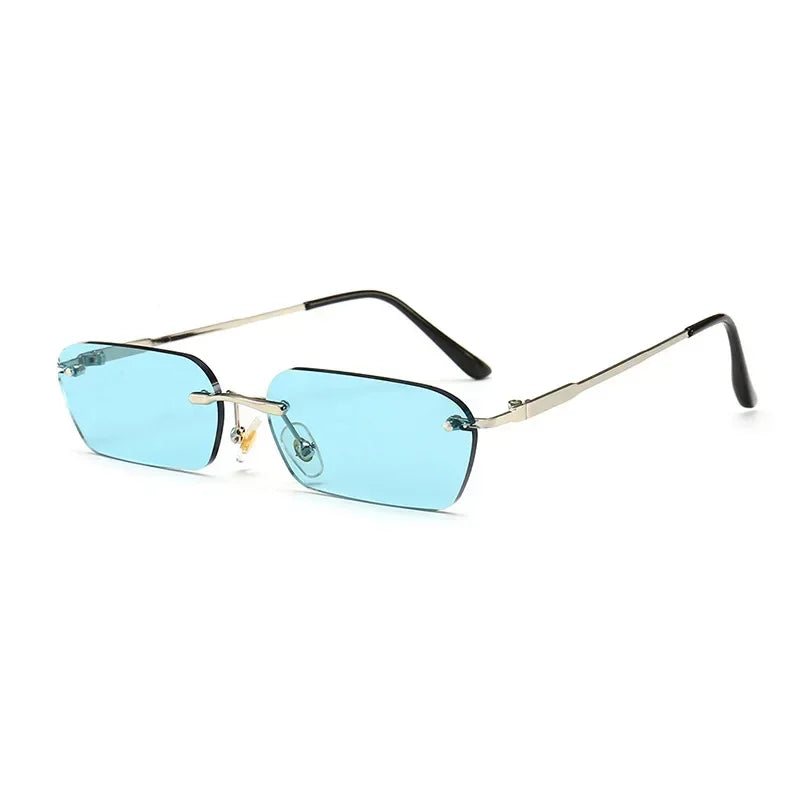 Fashion Rimless Sunglasses UV400 Luxlife Brands