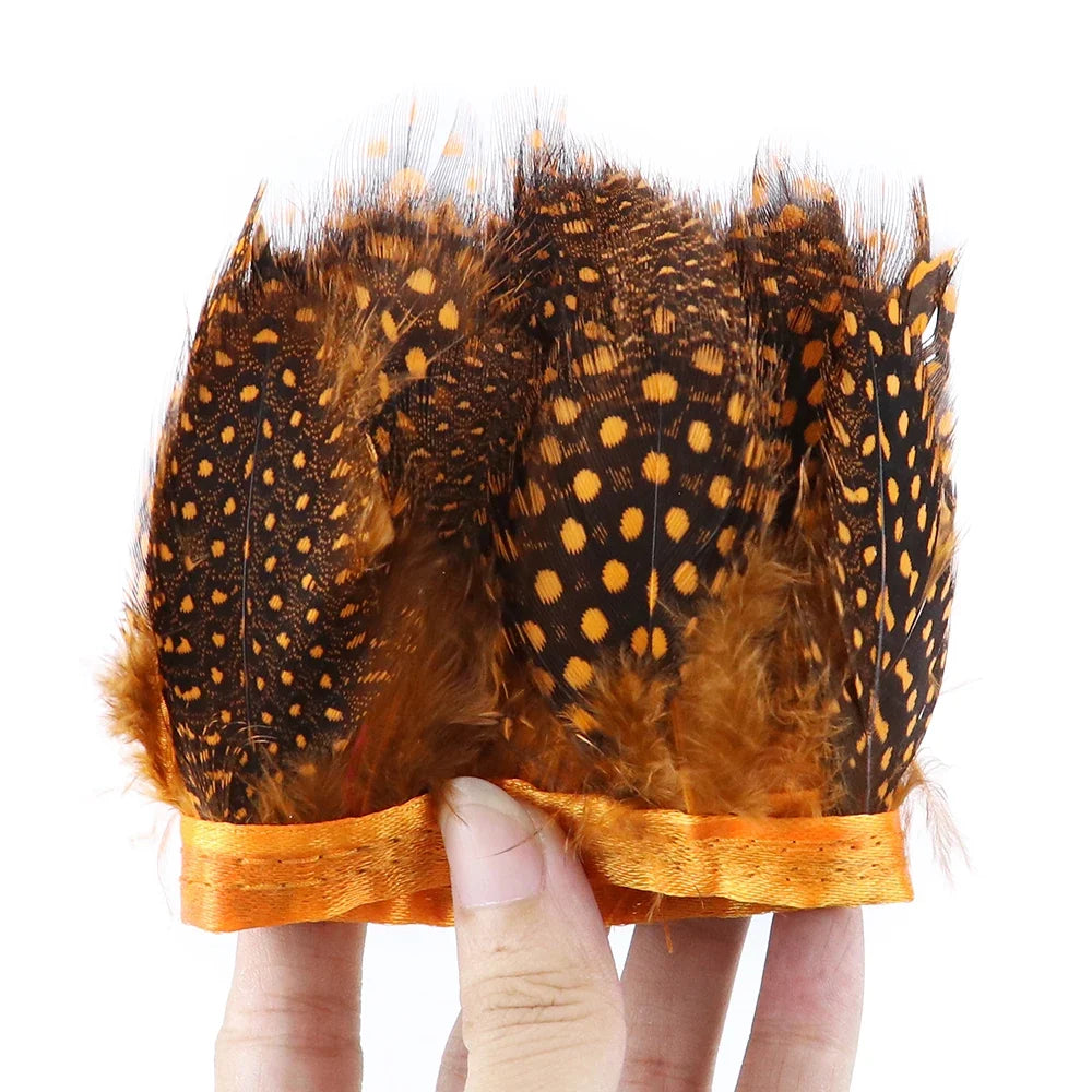 Natural Pearl Feather Fringe Trim 5-8cm