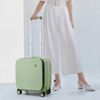 Carry On 18 Inch Polycarbonate Aluminum Frame Suitcase Luxlife Brands