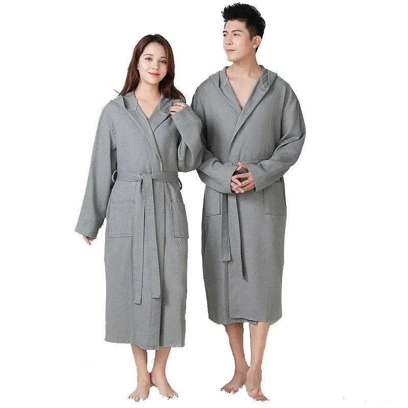Hotel Lux Cotton Hooded Robe LUXLIFE BRANDS