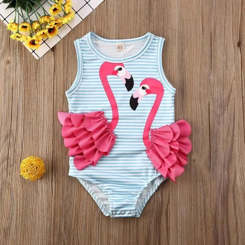 LUX BABY 0-4 years Flamingo Swimwear