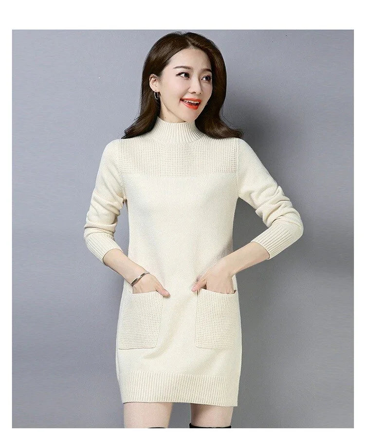 Diane Wool Sweater Dress LUXLIFE BRANDS