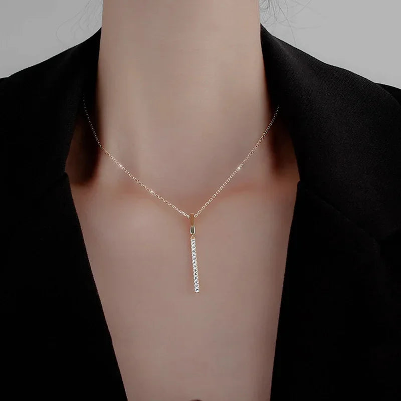 Lovely 925 Sterling Silver Necklace LUXLIFE BRANDS