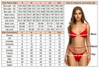 L - XL Black Red Female Swimwear Plus Size One Piece Swimsuit Women High Cut Monokini Bather Bathing Suit Swim V113 Luxlife Brands