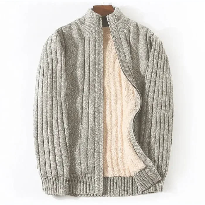 Luxman Plus Size M-6XL 7XL Winter Cashmere Cardigan - LUXLIFE BRANDS